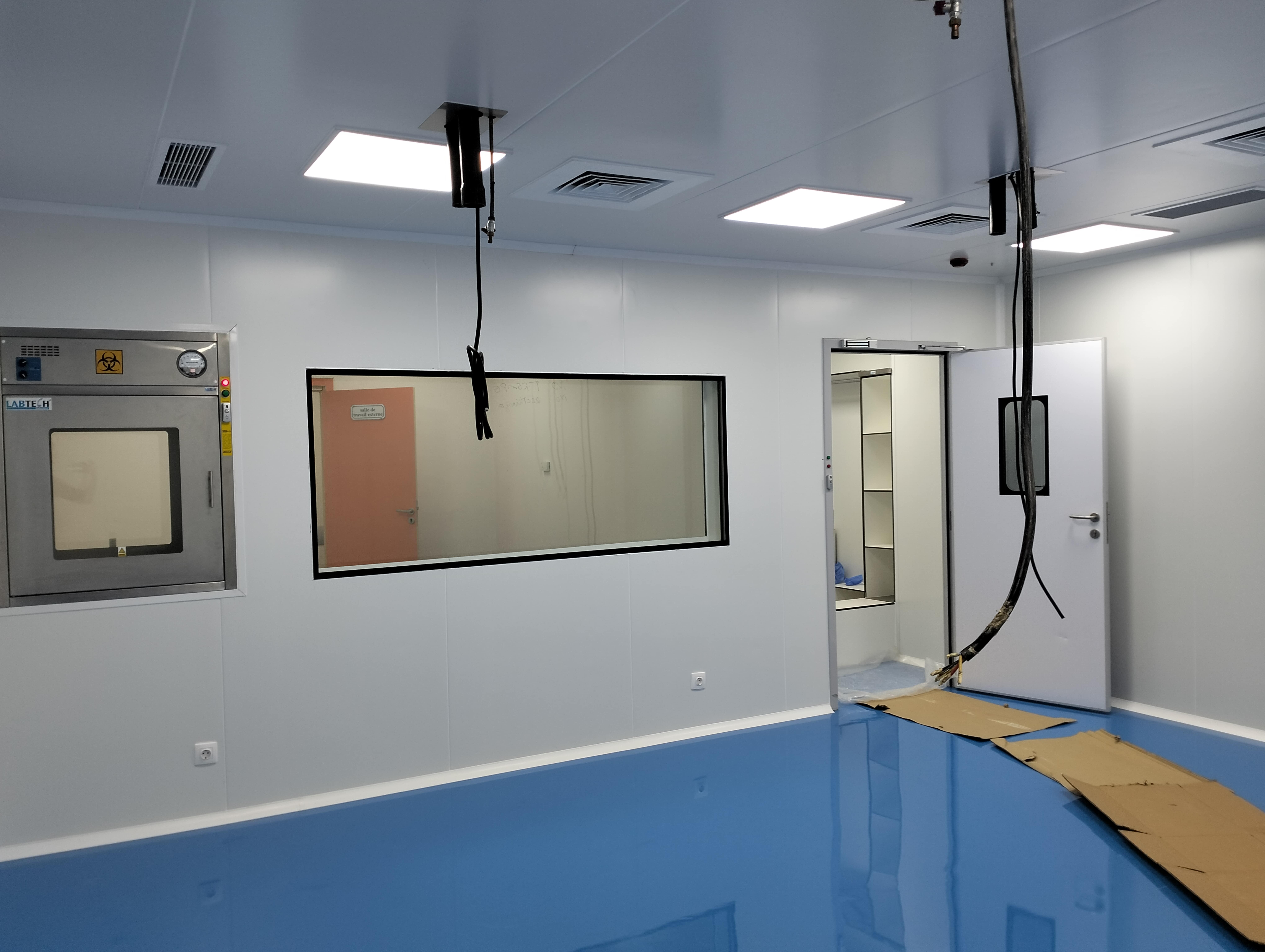 Réalisation clé en main d'une salle propre – Hôpital Maillot